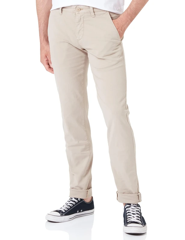 Marc OߴPolo Men's Shaped Fit Chinos with Stretch, Beige (Pure Cashmere), W33/L34