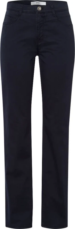 BRAX Women's Style Carola Superior Cotton Pants, Blue (Perma Blue), 29W x 30L