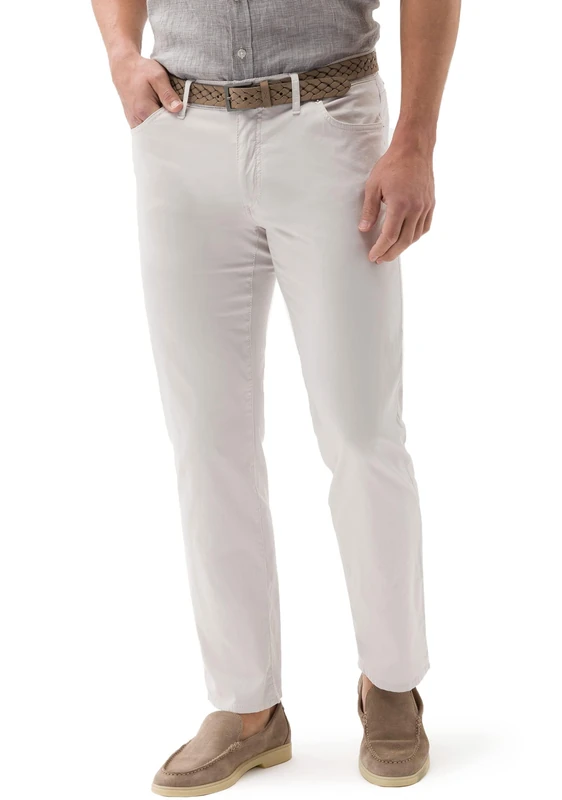 BRAX Men's Style Cadiz U Ultralight: Super Light Five Pocket Trousers Casual Trousers, Bone, 33 W/32 L