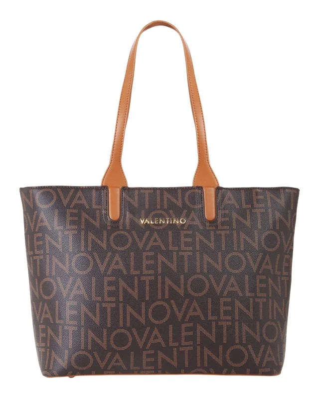 VALENTINO Unisex Regina RE Handbag, Moro/Naturale, Moro/Naturale, medium
