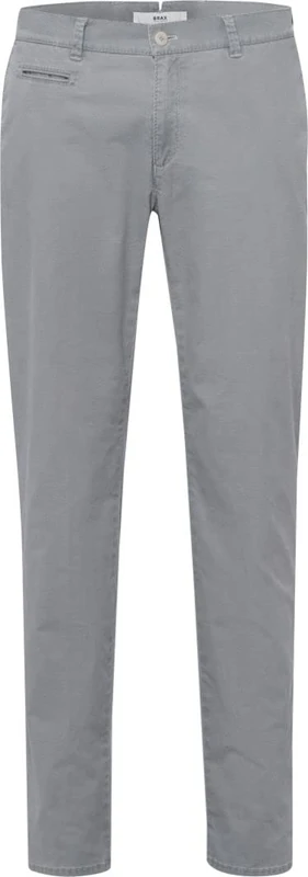 BRAX Men's Style Fabio in hi-Flex Pants, Silver, 33 W/32 L