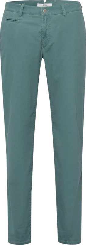 BRAX Men's Fabio in Chino Trousers Styling Details Pants, Avocado, 34W / 32L