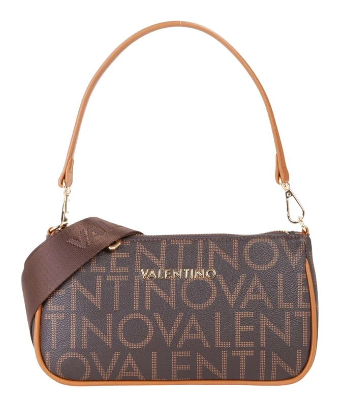 VALENTINO Unisex Regina RE Handbag, Moro/Naturale, Moro/Naturale, medium