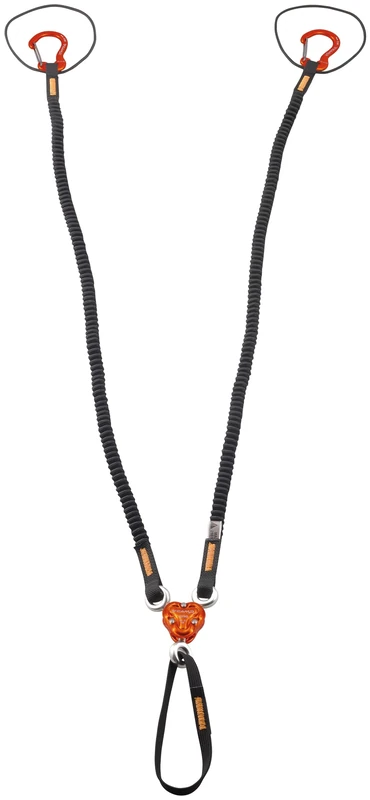 C.A.M.P. Unisex Adult X-GYRO Leash, Black/Orange, 92/147 cm