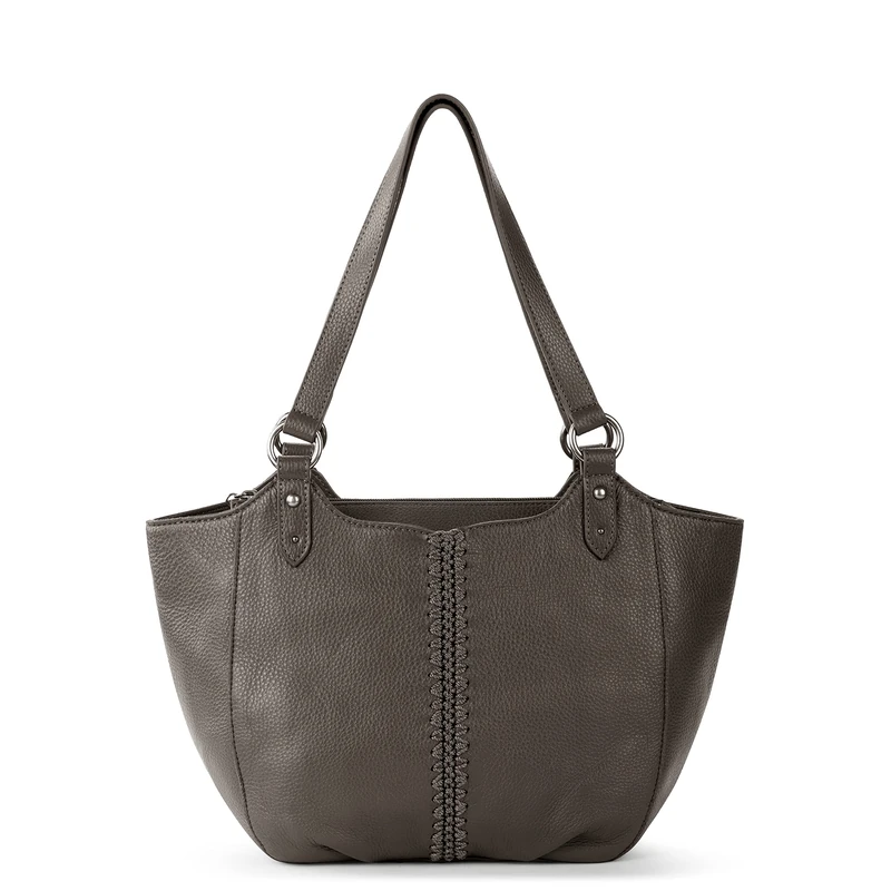 The Sak Women's Bolinas Leather Satchel, Slate, One Size