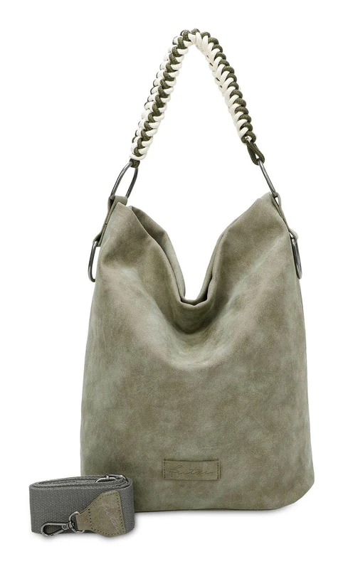 Fritzi aus Preussen Women's Olga Special Rub Hobo, Green (Moss), One Size