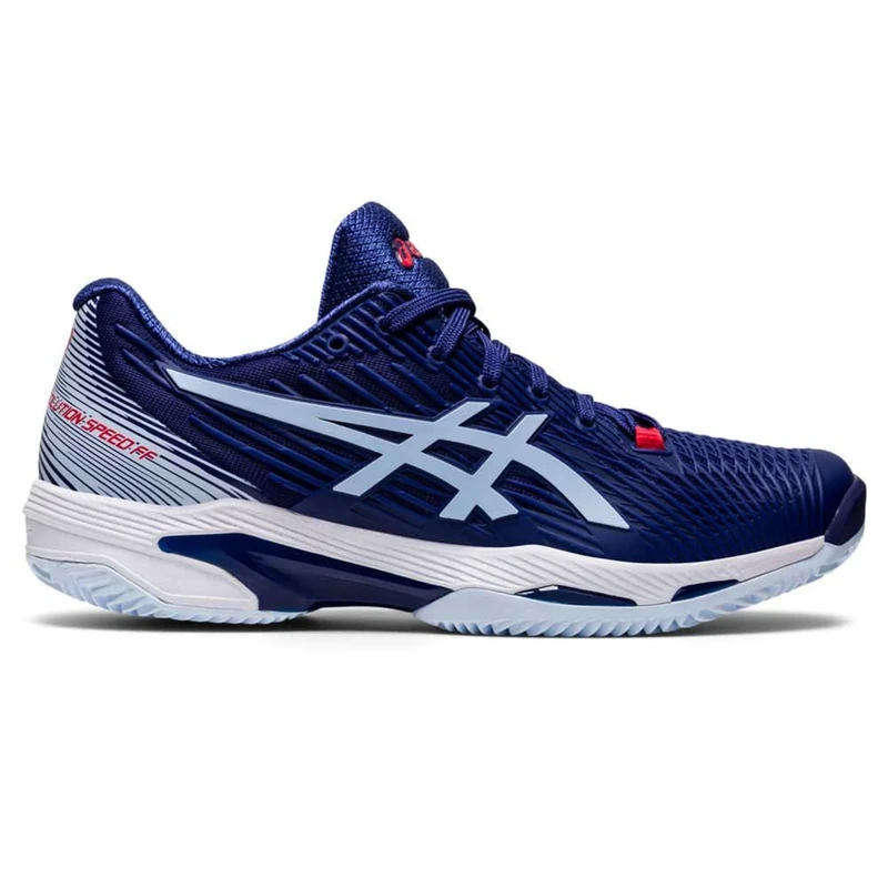 ASICS SOLUTION SPEED FF 2 CLAY BLUE WHITE WOMAN 1042A134 404 - Image 1