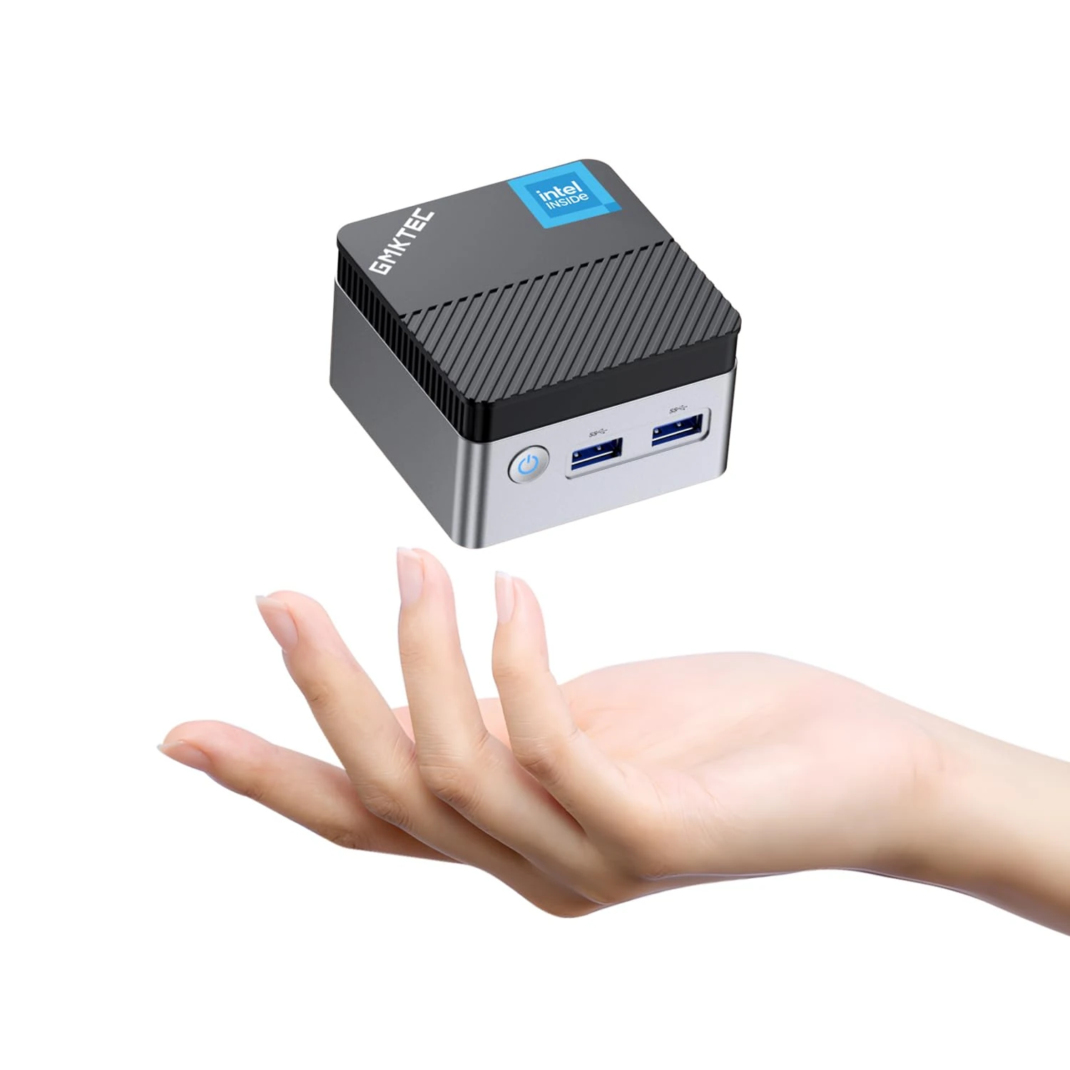 GMKtec Mini PC Intel N5105, 8GB RAM 128GB Hard Drive Desktop Mini Computer, Micro Computer with Dual HDMI 4K, Dual DDR4, Dual WiFi, RJ45 Ethernet, BT4.2 & Cooling Fans