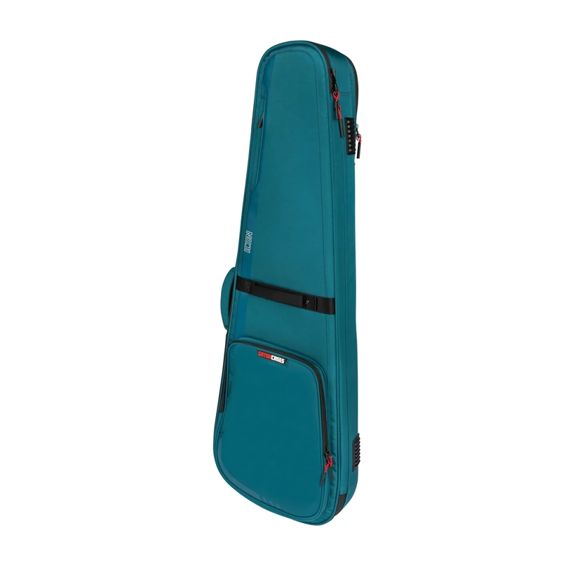 Gator G-ICONELECTRIC-BLU Electric Guitar Case – Lightweight, Durable, Stylish Blue Icon Series for Maximum Protection