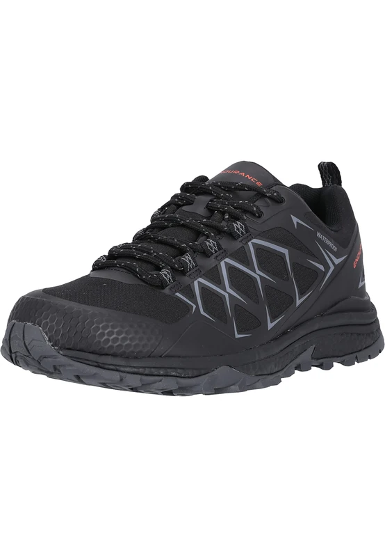endurance Men's Tingst Hiking Shoe, 1001s Black Solid, 12.5 UK