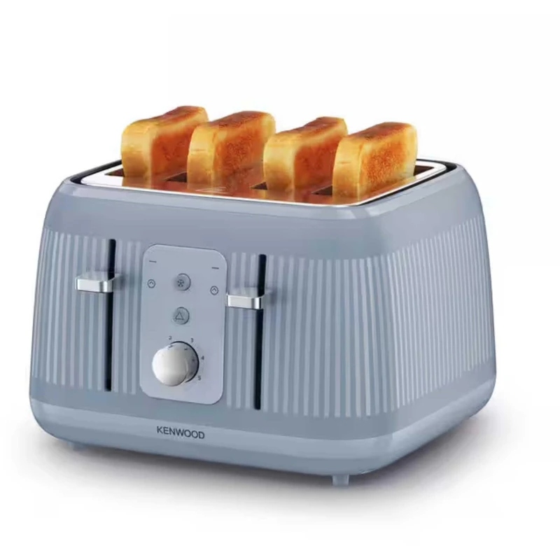 Kenwood Dawn Toaster, 4 Slot Toaster, Reheat, 5 Browning Settings, Defrost and Cancel Functions, Pull Crumb Tray, TFP09.000BL, 1800W, Stone Blue