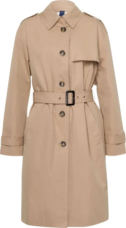 BRAX Women's Style London Trench Coat Trenchcoat, Sand, 16