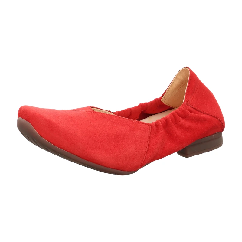 Think! Women's Gaudi Sustainable Interchangeable Footbed Ballet Flats, 5000 Fire, 6.5 UK