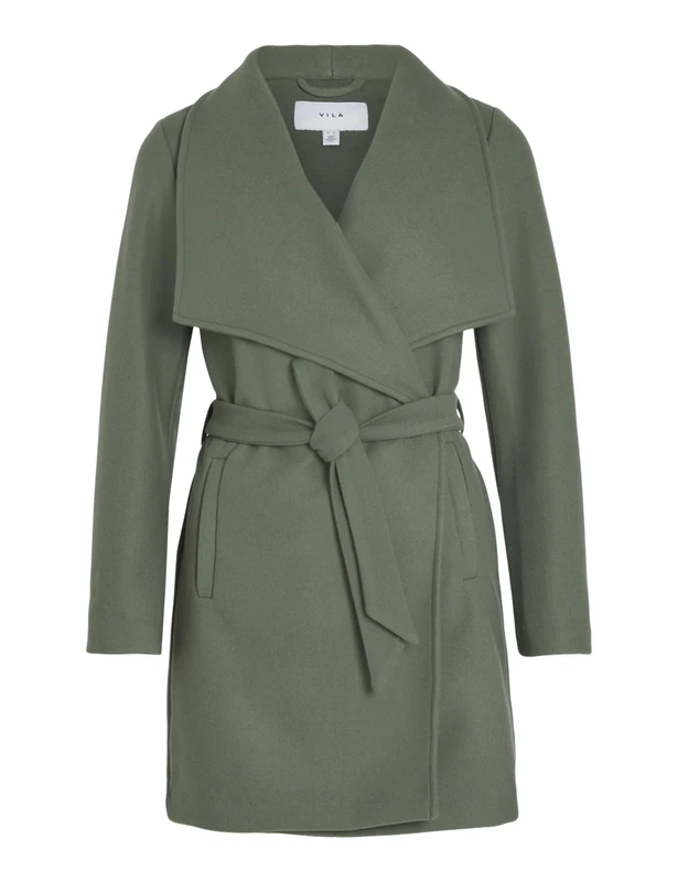Vila Cooley Women's Transition Coat Pastel Green 38, Pastel Green, 12