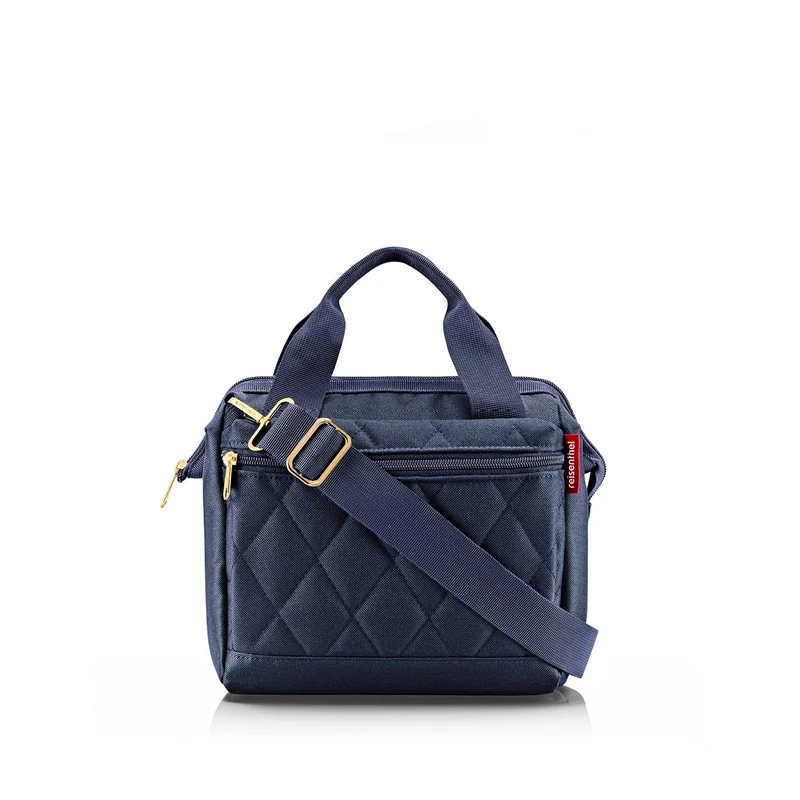 Reisenthel MQ4110 ALLROUNDER CROSS RHOMBUS MIDNIGHT GOLD Gym Bag Women's RHOMBUS MIDNIGHT GOLD Size Unica - Image 1