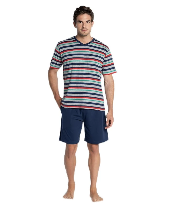 Punto Blanco Men's Sunset Pajama Set, blue, S - Image 1