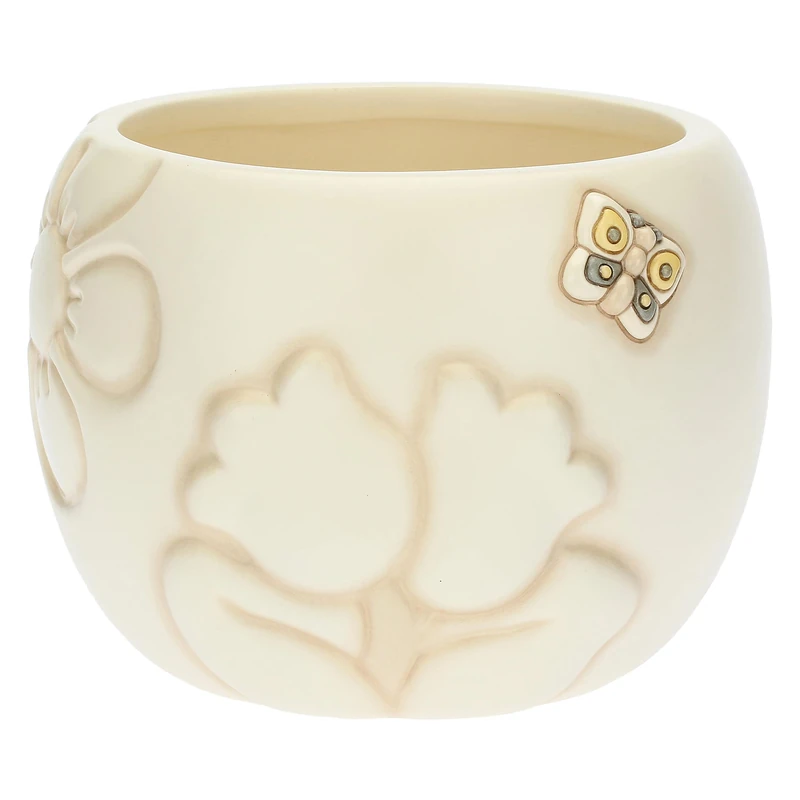 THUN - Elegance Pot Cover - Home Furnishing, Vases and Pot Covers - Ceramic - Opening ø 18.3 cm; Width ø 20.8 cm, 15.2 cm h