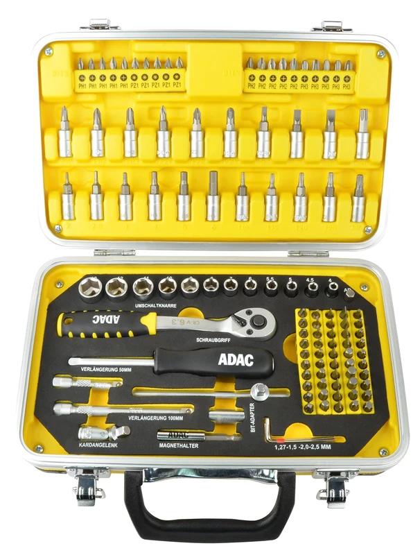 ADAC M98416 Screw and bit Set, 116 Pieces.