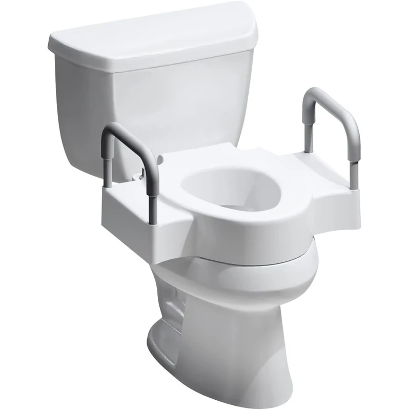 Bemis Rise 4.5" Toilet Seat with Dual Lock and Security Arms