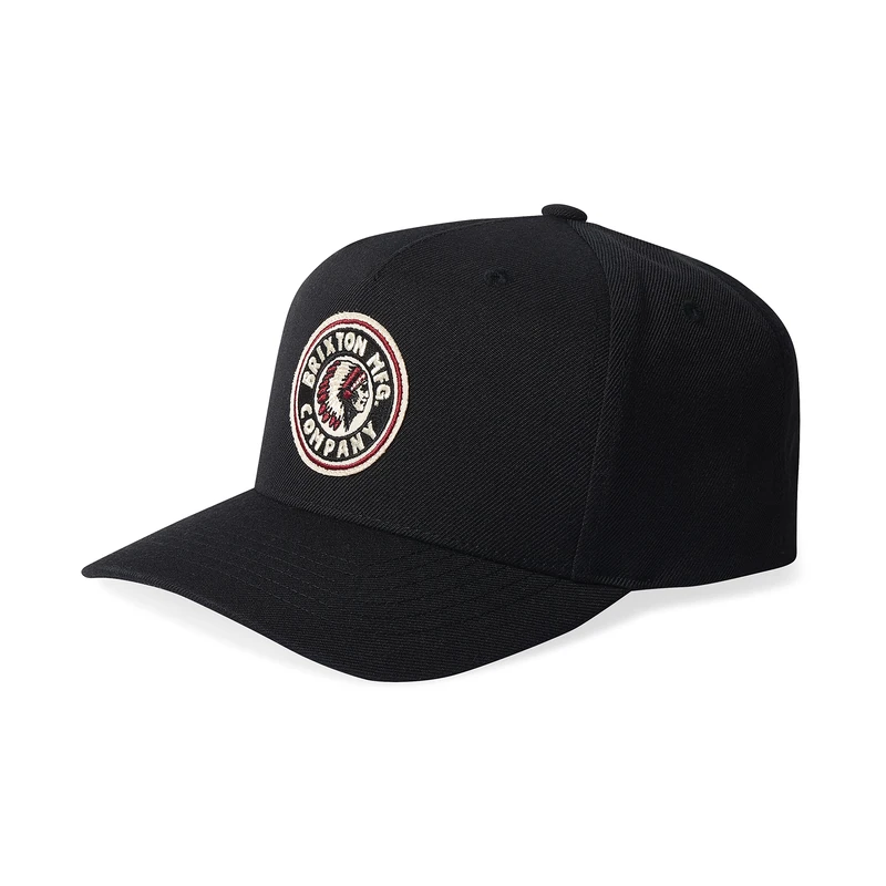 BRIXTON Men's Rival C Mp Snapback Cap, Black, One Size