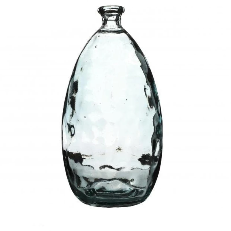 Natural Living VASE Lou Recycled Glass 12L Diameter 25 cm x Height 47 cm