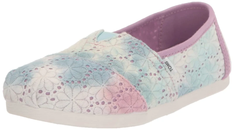 TOMS Women's Alpargata CloudBound Espadrille Loafer Flat, Lilac Mauve Tie Dye, 3.5 UK