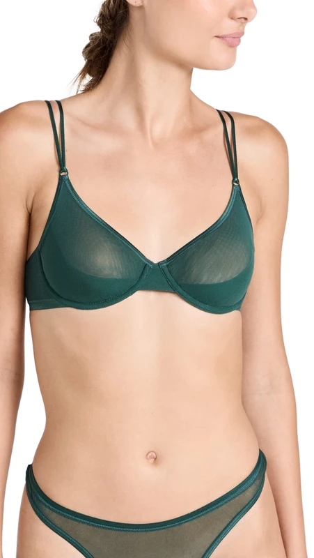 Cosabella Women's Soire Confidence Molded Bra, Sheer, Congo, 32D