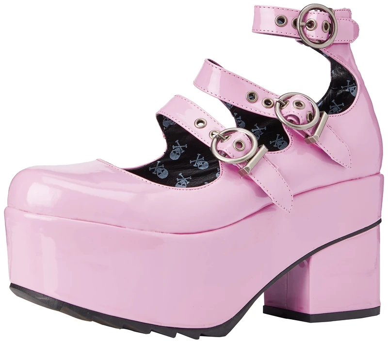 LAMODA - Run The World Chunky Platform Dolly Shoes, UK 4