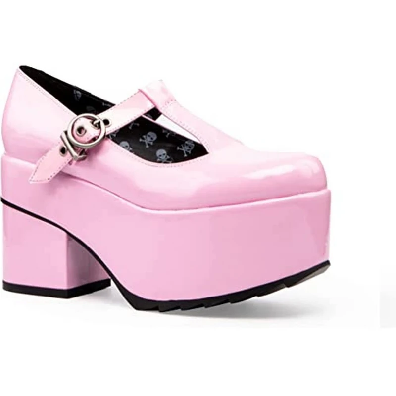 LAMODA Women's Mary Jane, Pink Patent, 6 UK