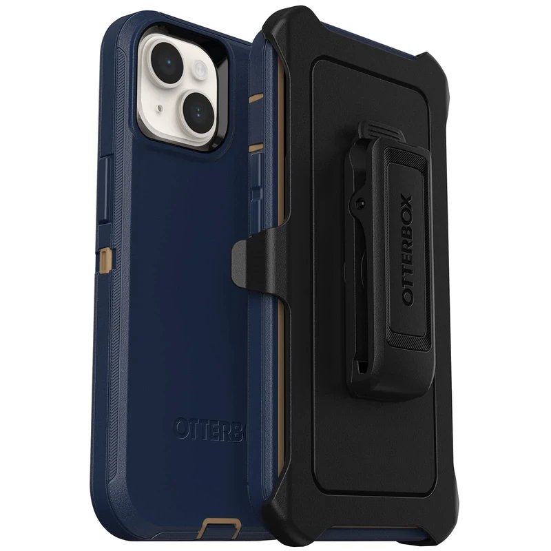 OtterBox DEFENDER SERIES SCREENLESS Case for iPhone 14 Plus - BLUE SUEDE SHOES (Blue)