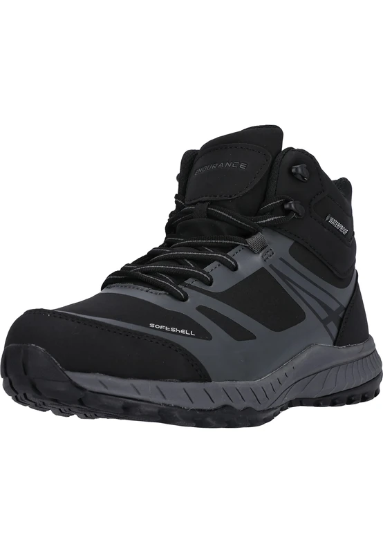 ENDURANCE Men's Wakon Backpacking Boot, Black, 6.5 UK