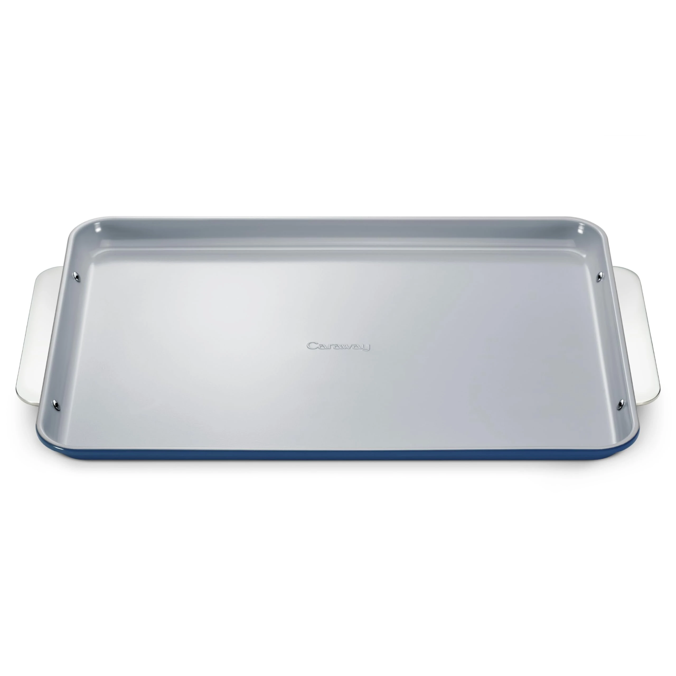 Caraway Non-Stick Ceramic Baking Sheet - Naturally Slick Ceramic Coating - Non-Toxic, PTFE & PFOA Free - Perfect for Baking, Roasting, and More - Large (18" x 13") - Navy