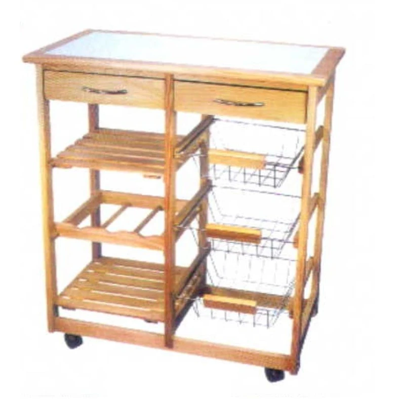 DKD Home Decor Vegetable Trolley (67 x 37 x 79 cm) (Reference: S3023455) - Image 1