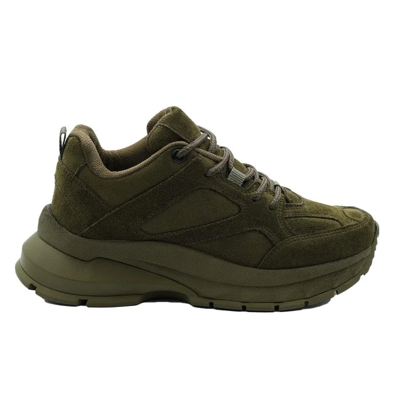 Bonateks Women's Defrb100249 Sneaker, Green, 5 UK