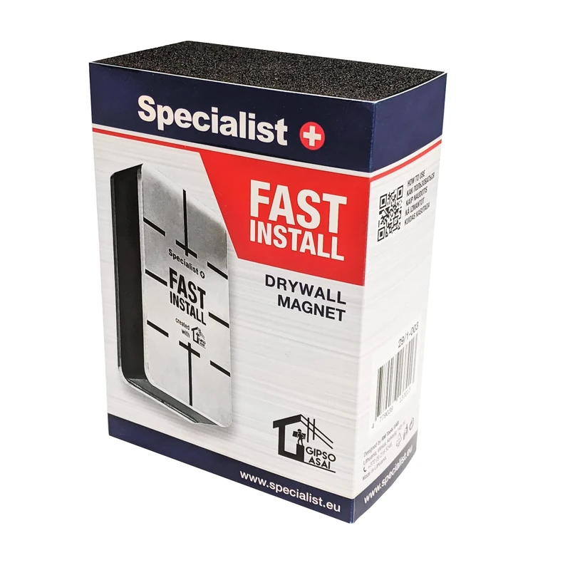Specialist+ Fast Install-Gipsmagnnet for Drywall I Tools for Quick Assembly and Leveling of Plaster Metal Frames I Wall Balance to Fix CD Support Profile - Image 1