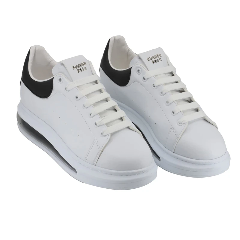Bonateks Men's Defrb100220 Sneaker, White, 9 UK