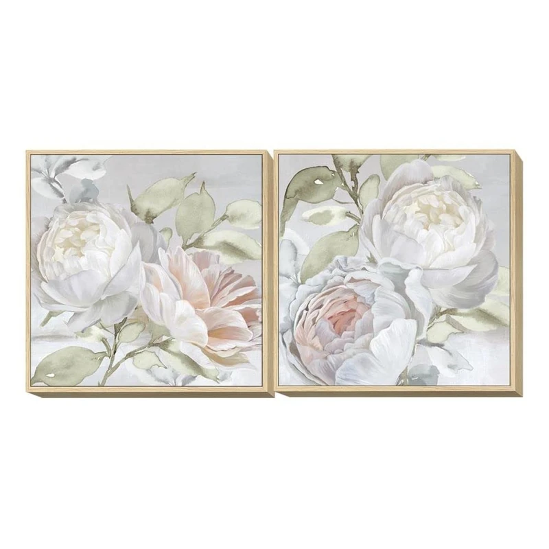DKD Home Decor Flowers (80 x 4 x 80 cm) (2 Pieces) (Reference: S3018396)