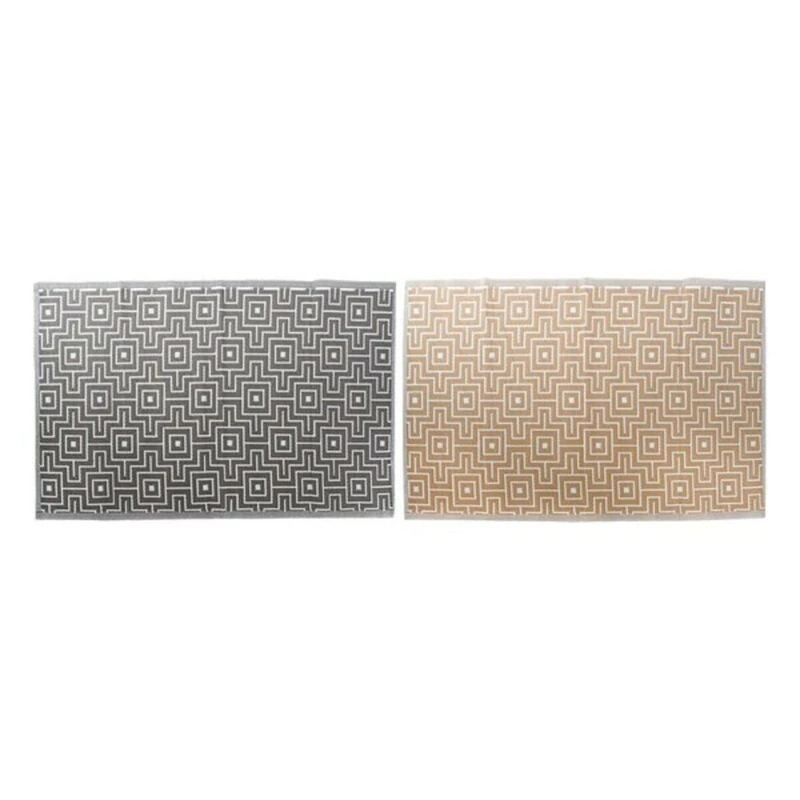 DKD Home Decor Brand Rug Grey Polypropylene (PP) (2 Pieces) (Reference: S3012942) - Image 1