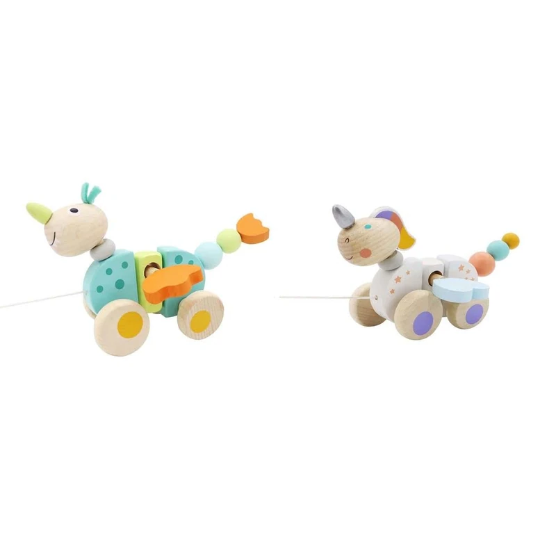 DKD Home Decor - Wooden Set, Multi-Coloured (S3020270)