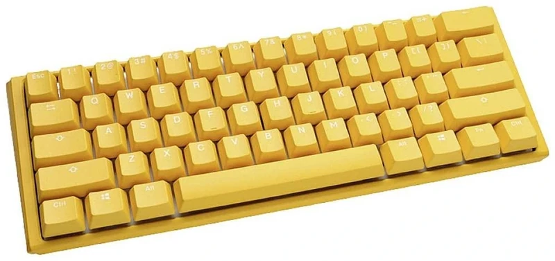 Ducky One 3 Yellow Mini Wired Gaming keyboard, Keyboard German, QWERTZ Yellow