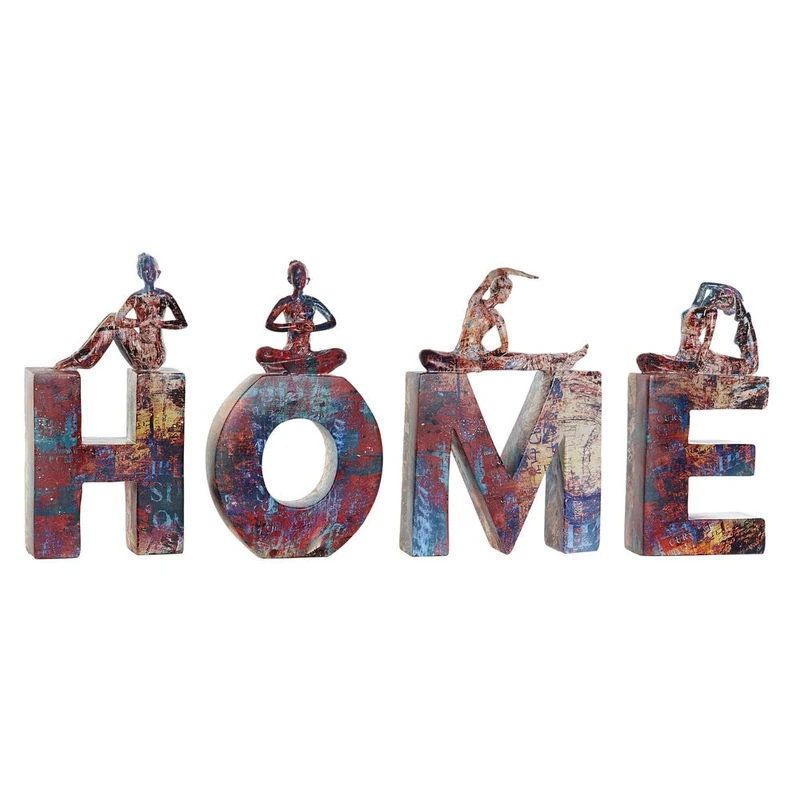 DKD Home Decor Resin Decorative Figurine (11.5 x 4.5 x 23 cm) (Pack of 4) (Reference: S3026910) - Image 1