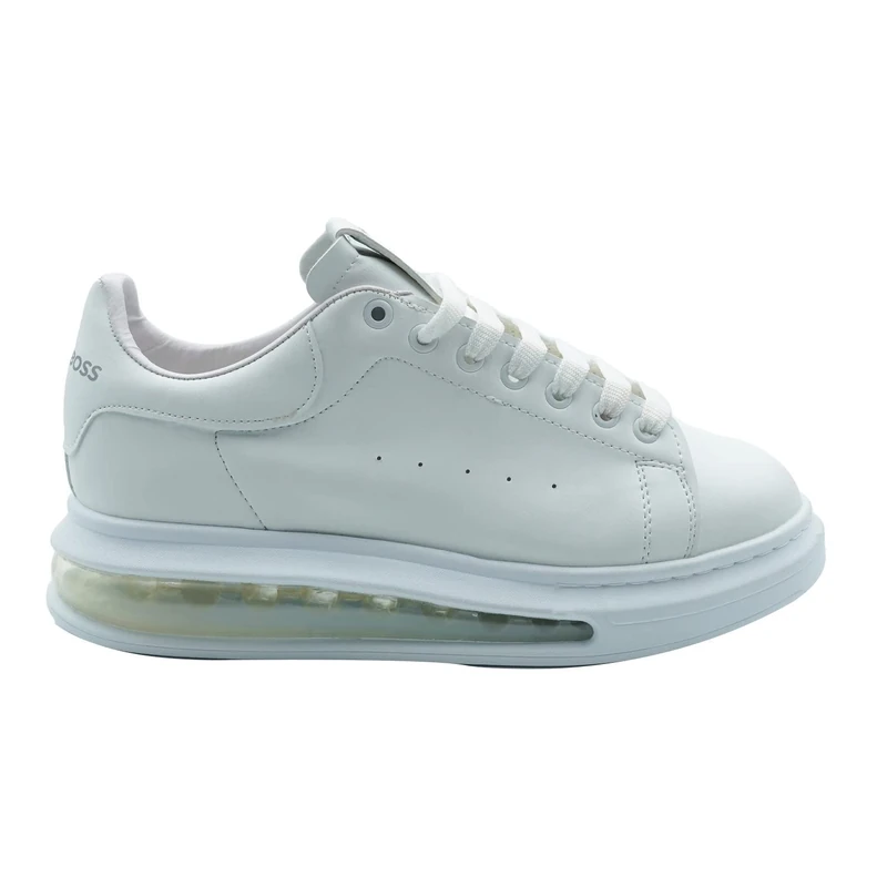 Bonateks Men's Defrb100198 Sneaker, White, 7.5 UK