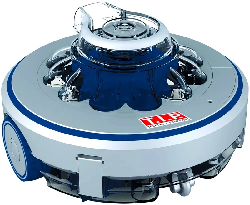 T.I.P. Battery Pool Robot (50 m³ Pool Size, 3,600 l/h Flow Rate, 4,000 mAh Capacity, Floor Cleaning, 60 Minutes Running Time Fully Automatic, Dry Run Protection, Jet Nozzle System) Sweeper 3600