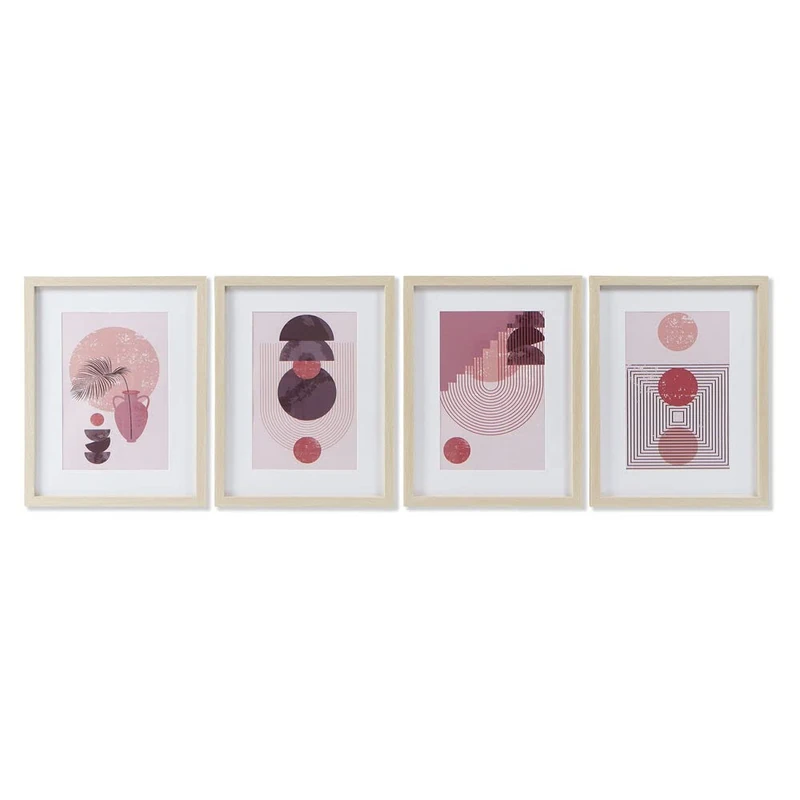 DKD Home Decor Abstract Polystyrene Picture (35 x 2.5 x 45 cm) (4 Pieces) (Reference: S3018192)