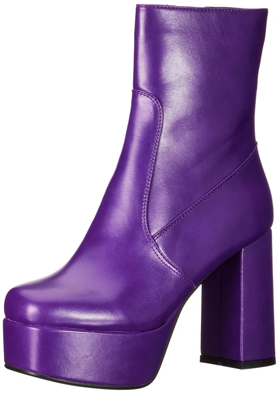 LAMODA Women's Making Moves Ankle Boot, Purple PU, 5 UK - Image 1