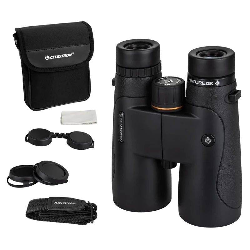 Celestron 72326 Nature DX 12x50 Outdoor and Birding Binoculars, Fully Multi-Coated with BaK-4 Prisms, Rubber Armoured, Fog & Waterproof