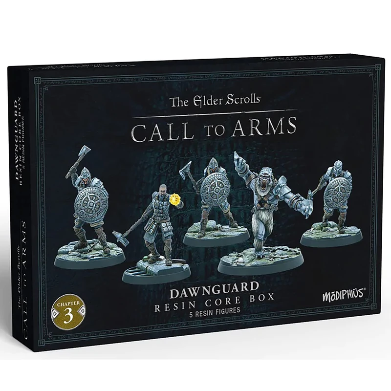 Modiphius Entertainment The Elder Scrolls: Call to Arms - Dawnguard Core Set - 5 Unpainted Resin Figures