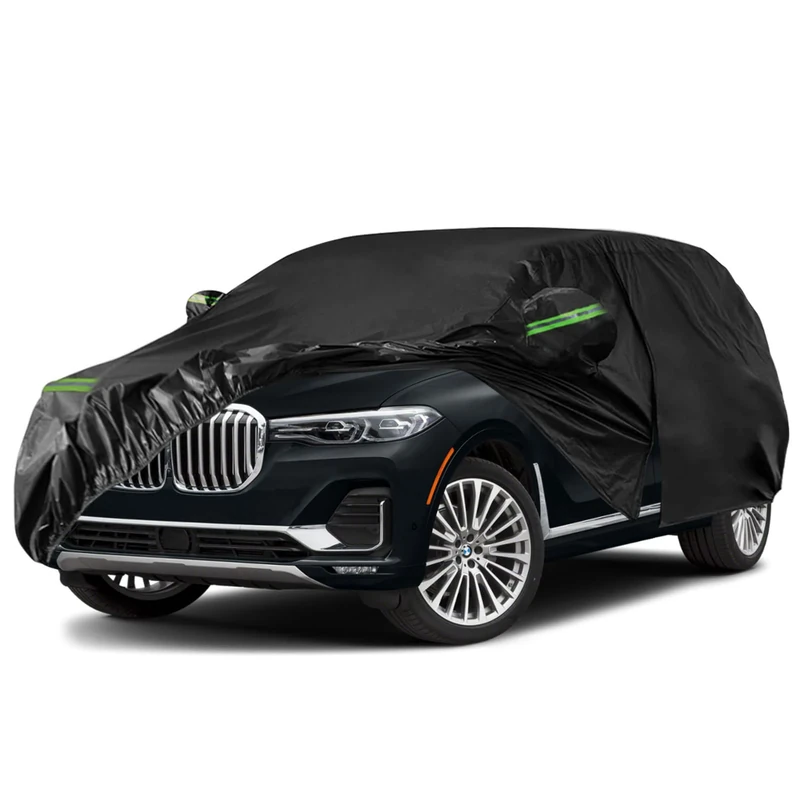 Waterproof Car Cover Replace for BMW X7 2019-2023 2024, 210T 6 Layers All Weather Car Covers with Zipper Door for Snow Rain Dust Hail Protection(xDrive40i, xDrive50i, M50i, M60i, Alpina XB7)