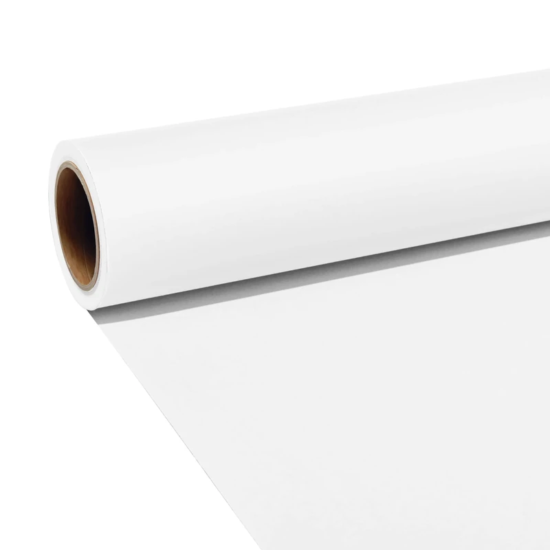 Joby Seamless Creator Background Paper, Photography Backdrop For Videos, Streaming, Interviews, Backdrops For Photoshoot, Photography Props, Size 1.35X11M, Wake Me Up White