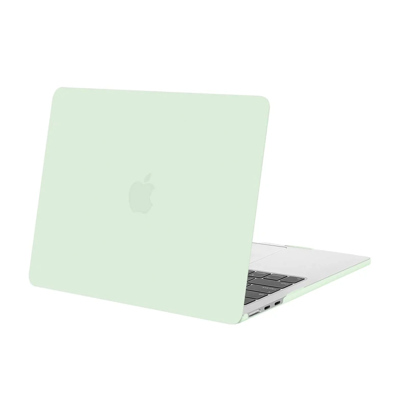 MOSISO Compatible with MacBook Air 13.6 inch Case M4 M3 M2 A3240 A3113 A2681, Protective Hard Shell Cover for MacBook Air Case M4 M3 M2 13 inch Touch ID 2025 2024 2023 2022 Release, Tea Green - Image 1